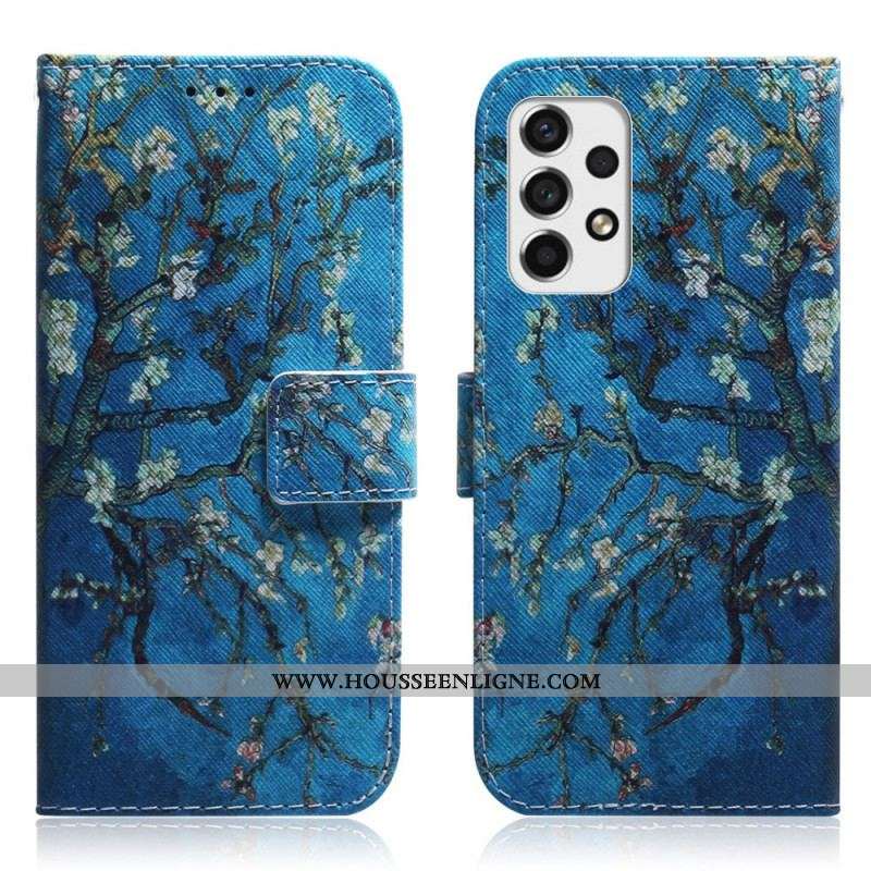 Housse Samsung Galaxy A53 5G Branche d'Arbre Fleuri