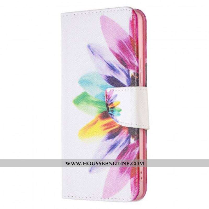 Housse Samsung Galaxy A53 5G Fleur Aquarelle