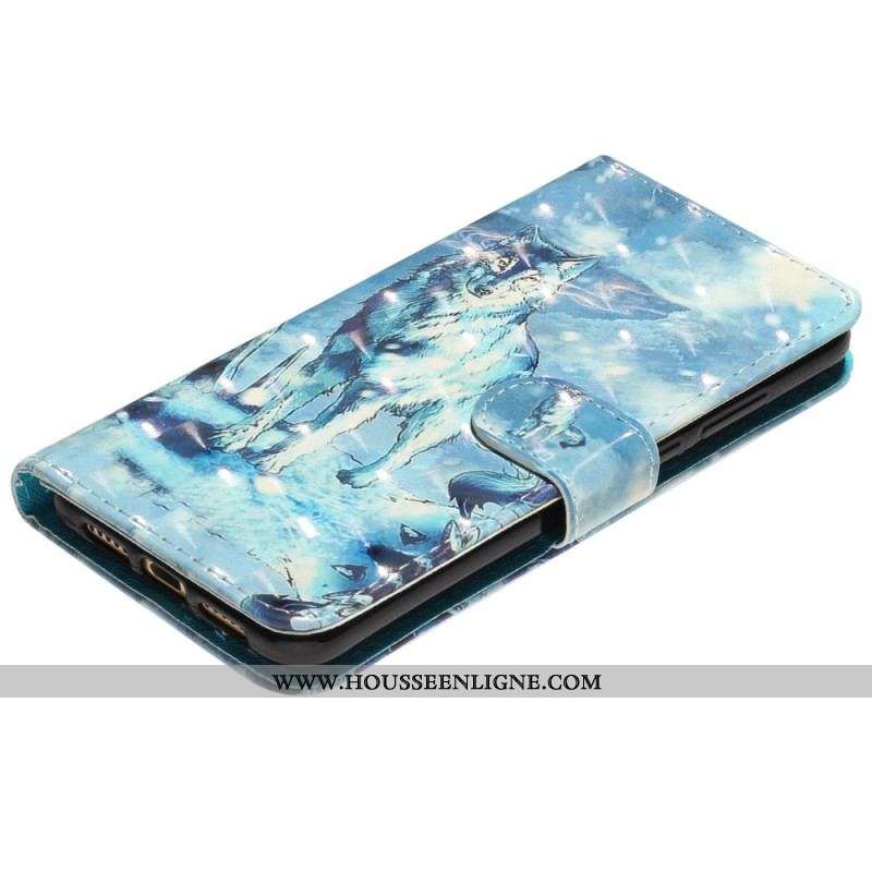 Housse Samsung Galaxy A53 5G Loup à Lanière