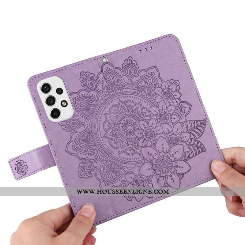 Housse Samsung Galaxy A53 5G Mandala de Fleurs