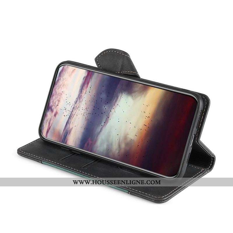 Housse Samsung Galaxy A53 5G Simili Cuir Bicolore Stylish