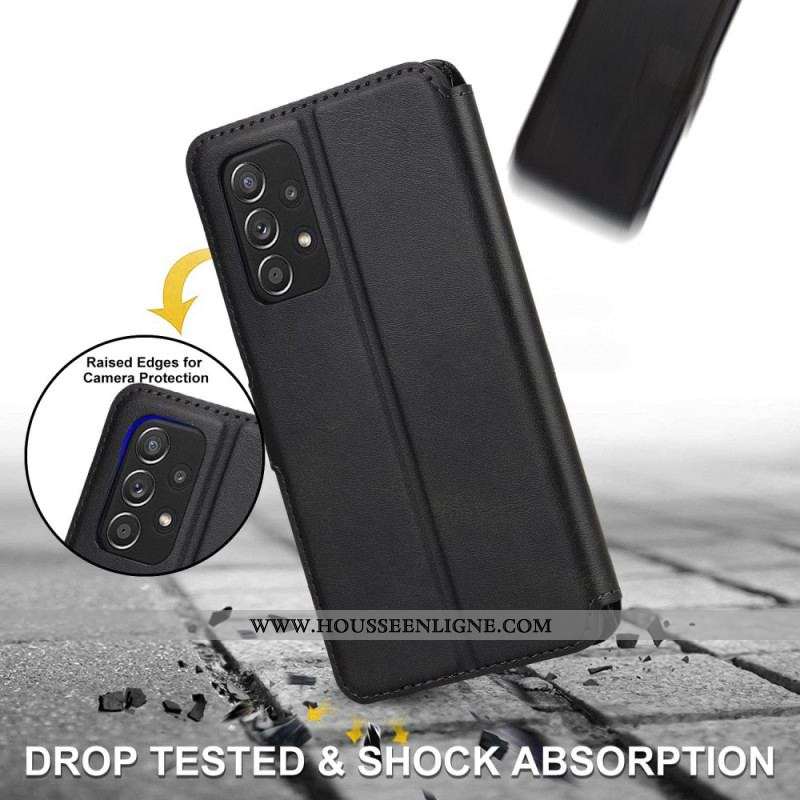 Housse Samsung Galaxy A53 5G Style Cuir Rétro