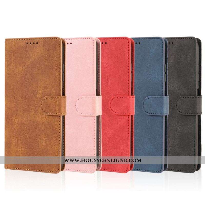Housse Samsung Galaxy A53 5G Style Cuir Vintage à Lanière