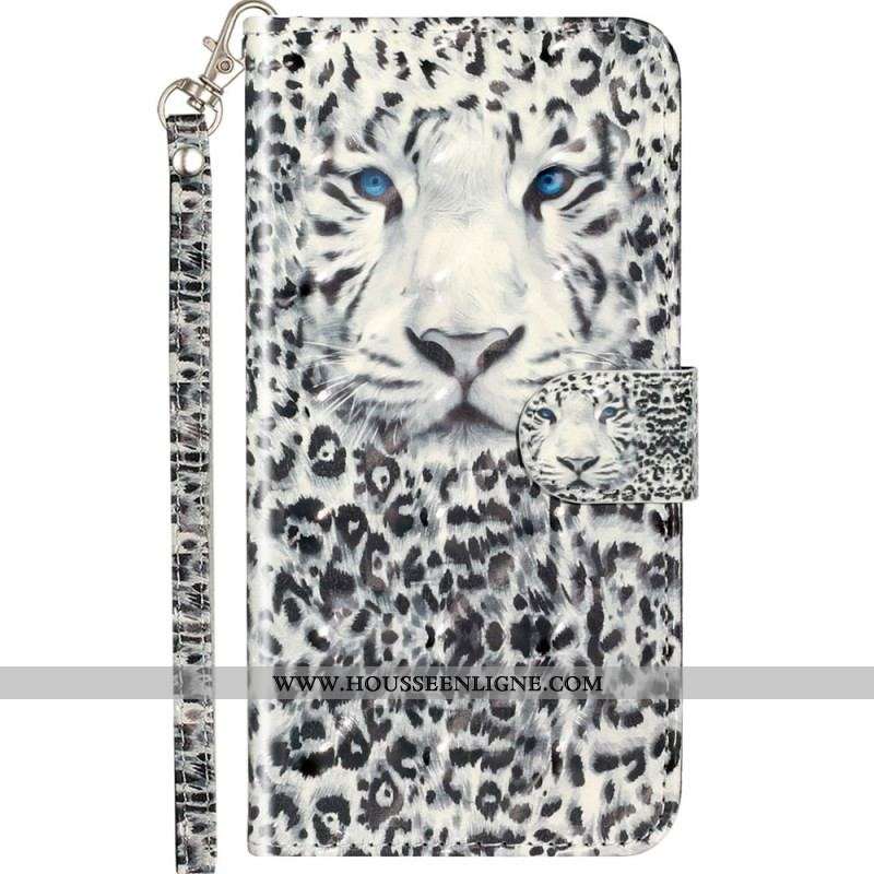 Housse Samsung Galaxy A53 5G Tigre à Lanière