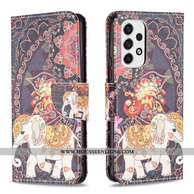Housse Samsung Galaxy A53 5G Éléphant Indien
