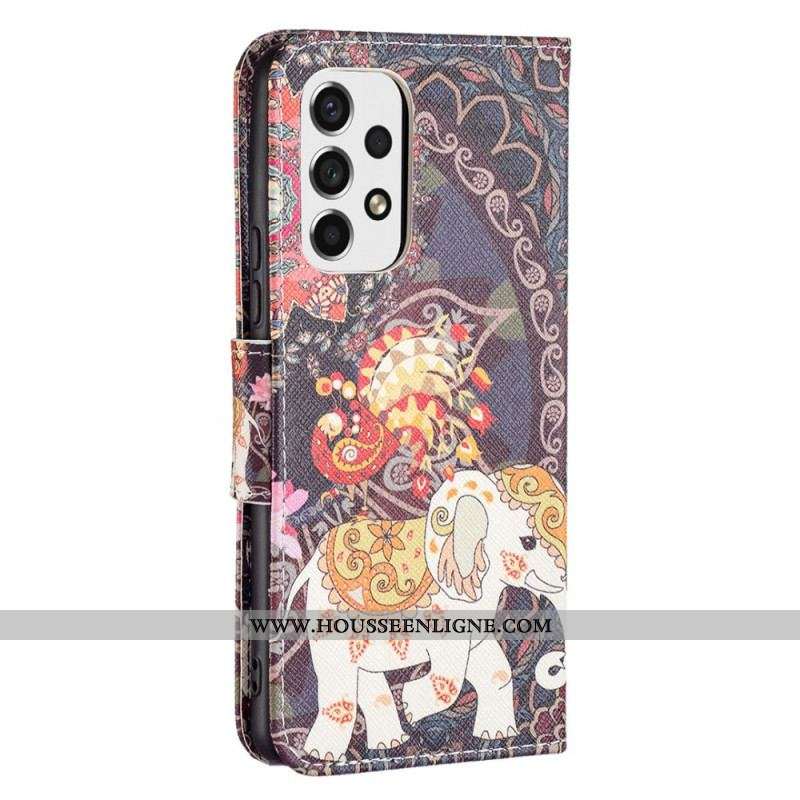 Housse Samsung Galaxy A53 5G Éléphant Indien