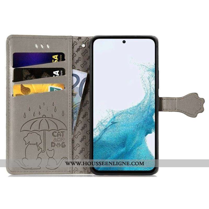 Housse Samsung Galaxy A54 5G Animaux à Lanière