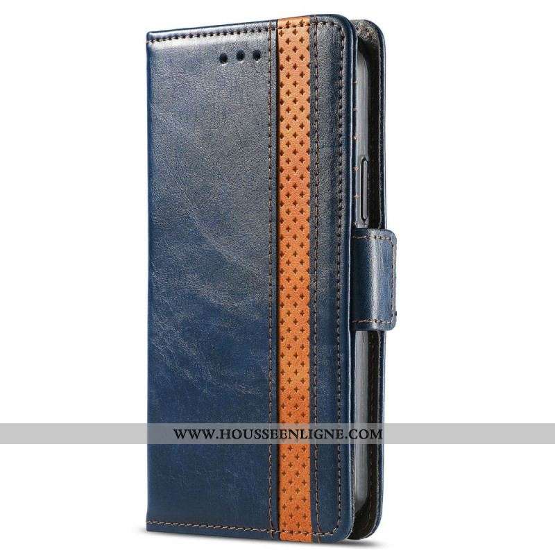 Housse Samsung Galaxy A54 5G Bicolore Double Fermoir