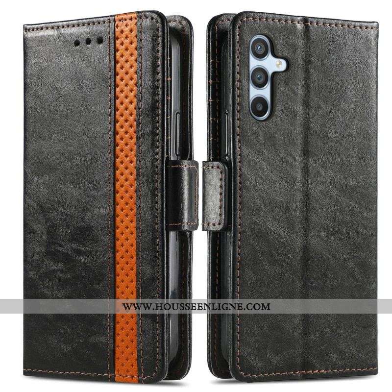 Housse Samsung Galaxy A54 5G Bicolore Double Fermoir