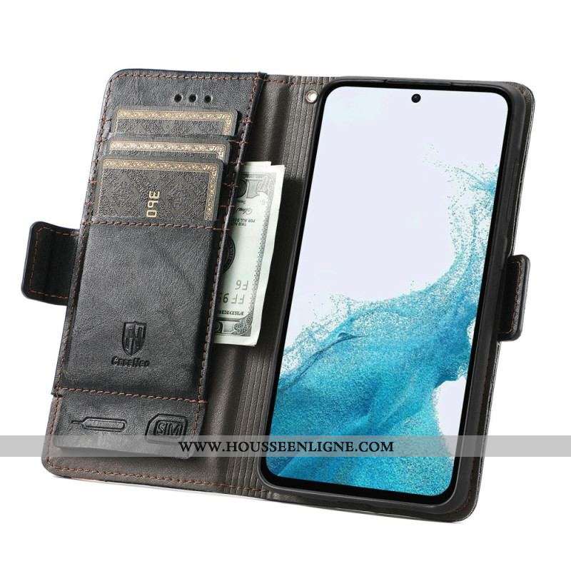 Housse Samsung Galaxy A54 5G Bicolore Double Fermoir
