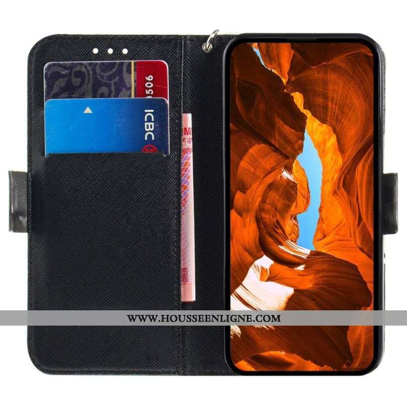 Housse Samsung Galaxy A54 5G Mandala à Lanière