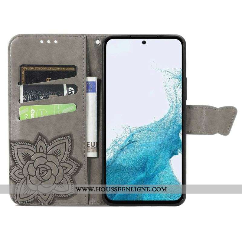 Housse Samsung Galaxy A54 5G Papillon Baroque