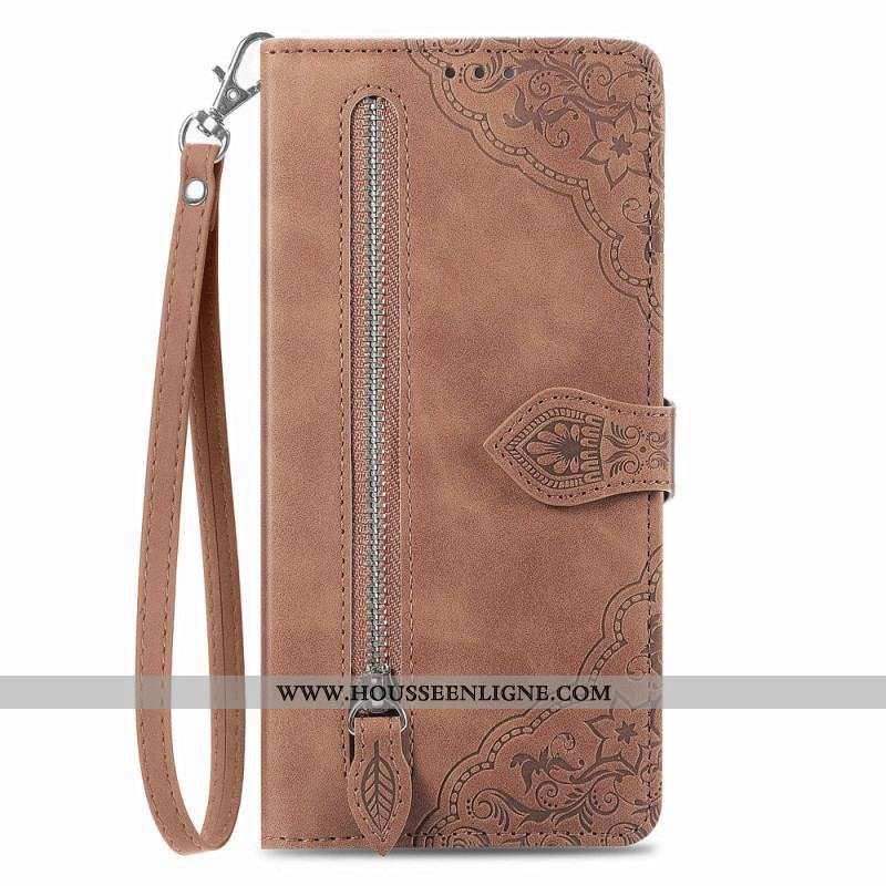Housse Samsung Galaxy A54 5G Porte-Monnaie Dentelle
