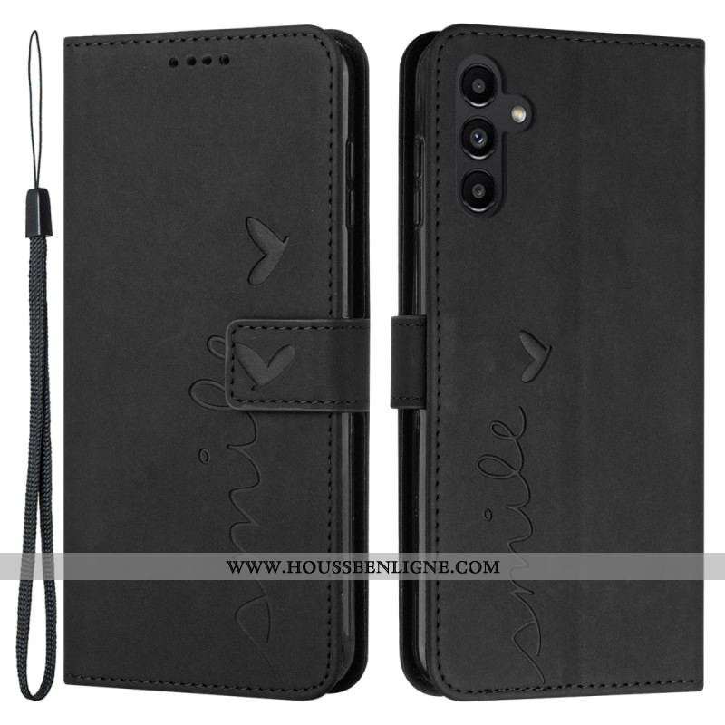 Housse Samsung Galaxy A54 5G Smile avec Lanière