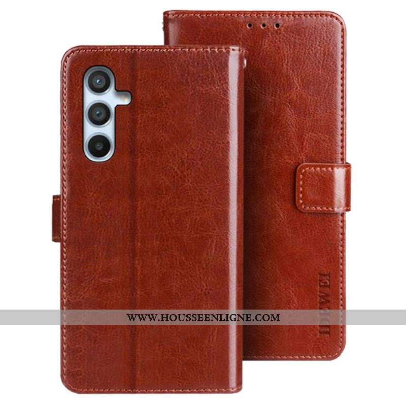 Housse Samsung Galaxy A54 5G Style Cuir IDEWEI