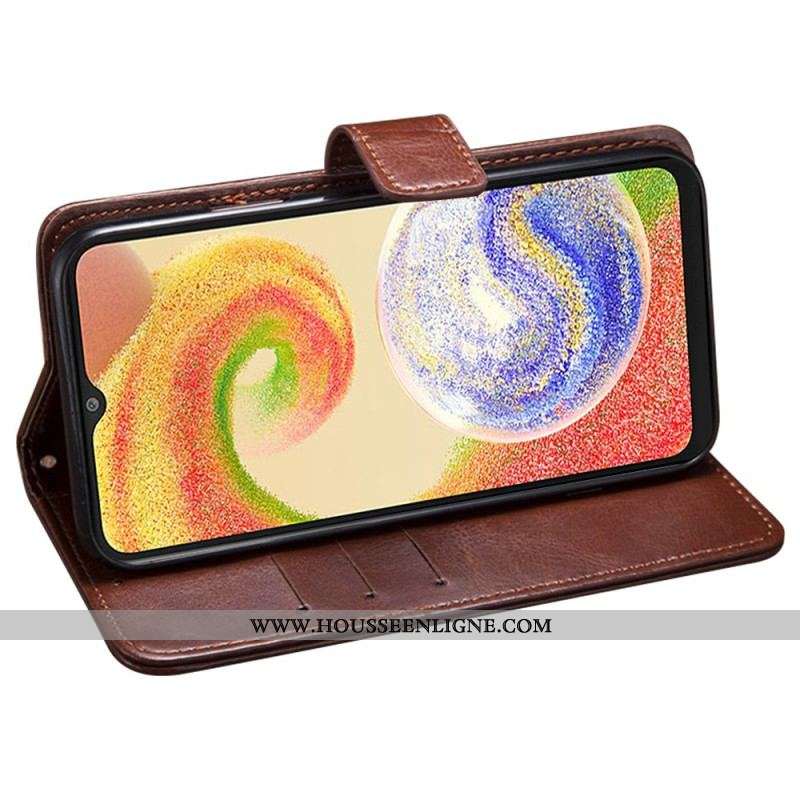 Housse Samsung Galaxy A54 5G Style Cuir IDEWEI