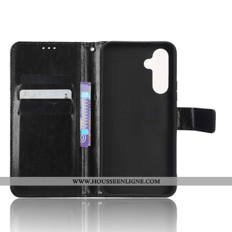Housse Samsung Galaxy A54 5G Style Cuir à Lanière