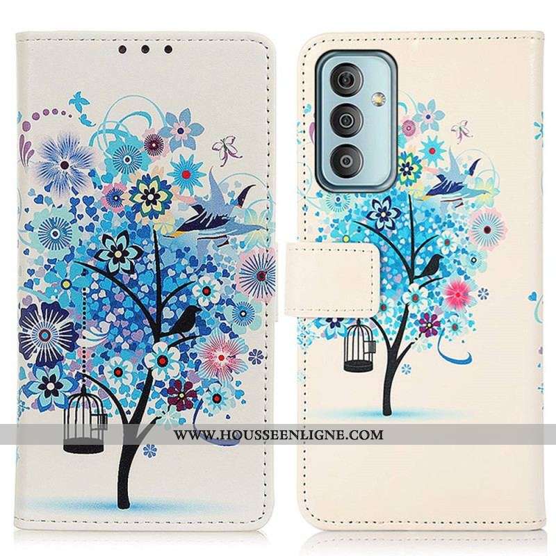 Housse Samsung Galaxy M13 Arbre Fleuri