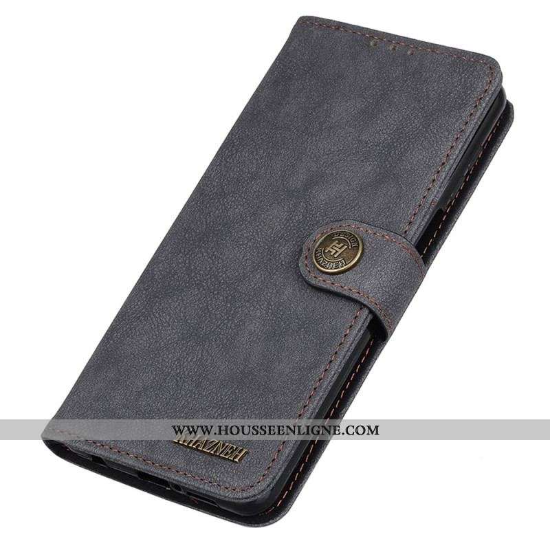 Housse Samsung Galaxy M13 Cuir Fendu KHAZNEH