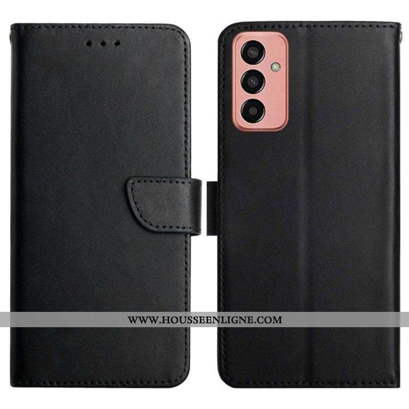 Housse Samsung Galaxy M13 Cuir Nappa Véritable