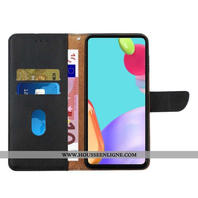 Housse Samsung Galaxy M13 Cuir Nappa Véritable