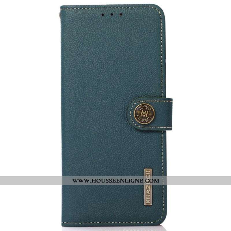 Housse Samsung Galaxy M13 Cuir Véritable KHAZNEH RFID