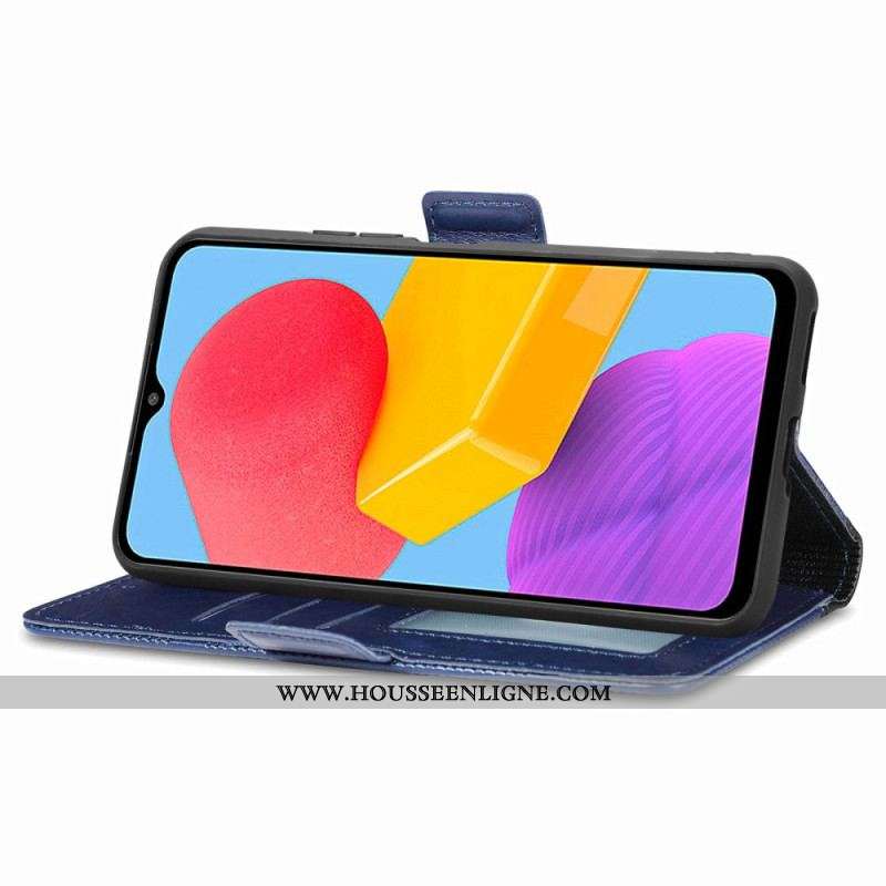 Housse Samsung Galaxy M13 Design Croisé