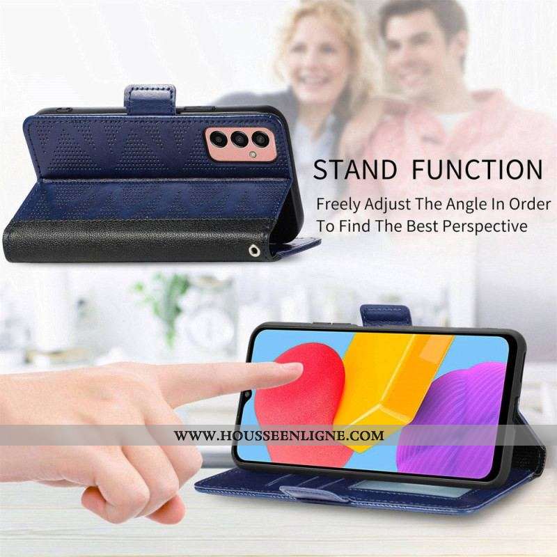 Housse Samsung Galaxy M13 Design Croisé