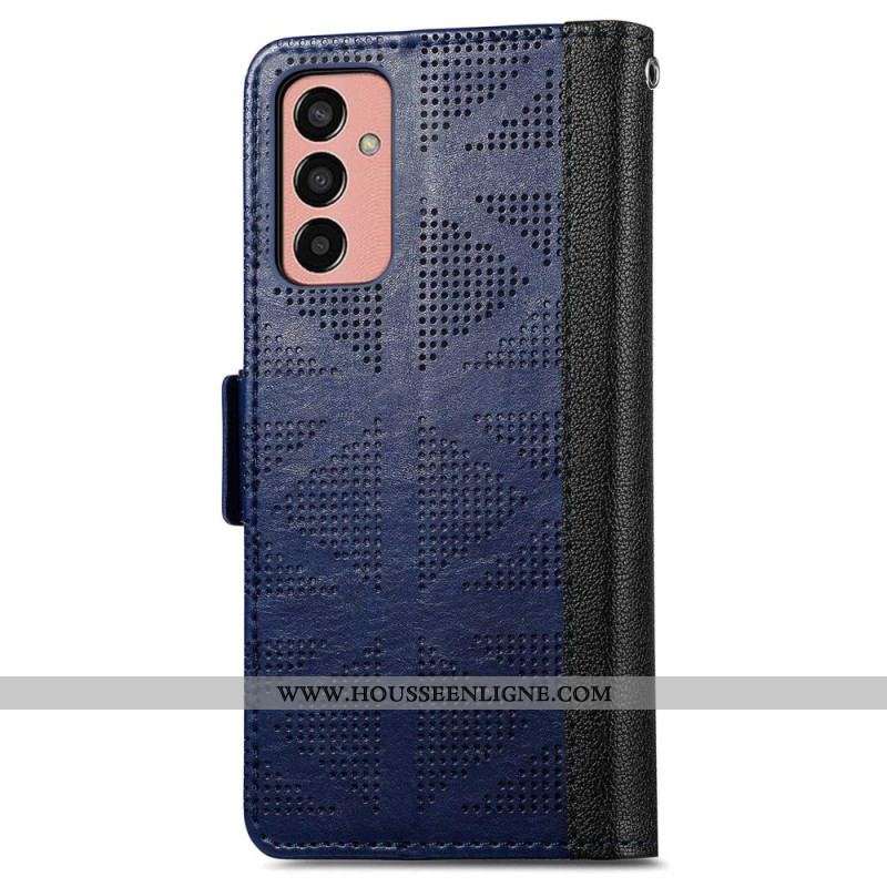 Housse Samsung Galaxy M13 Design Croisé