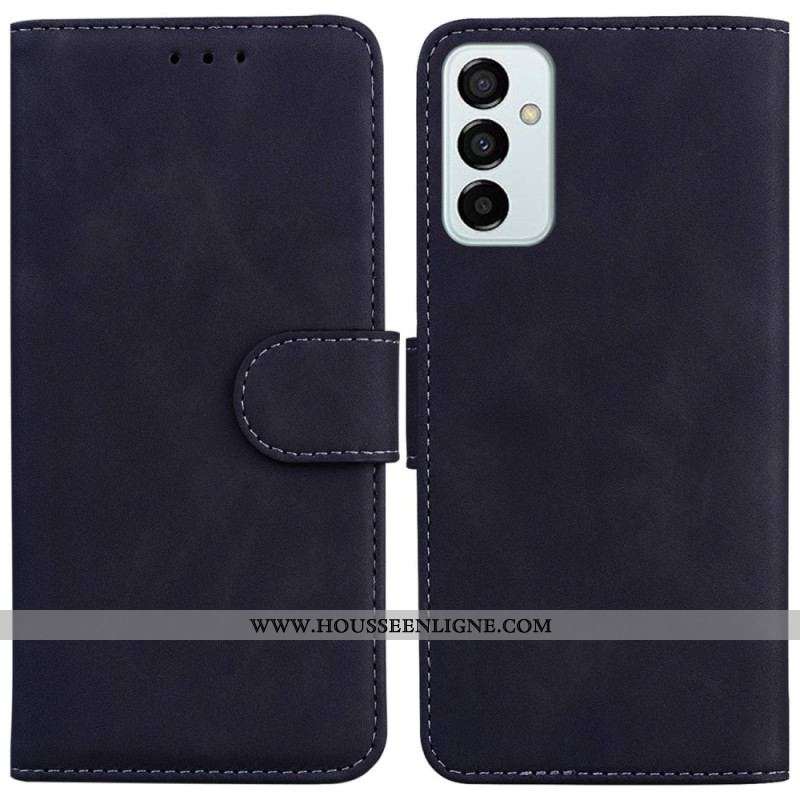 Housse Samsung Galaxy M13 Effet Cuir Couture