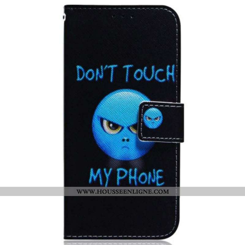 Housse Samsung Galaxy M13 Emoji Phone à Lanière