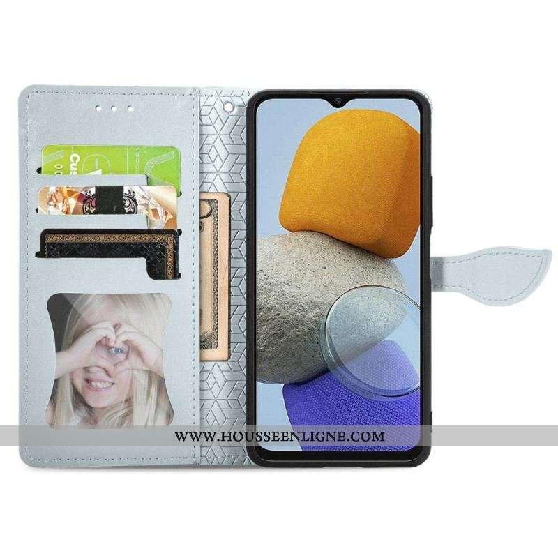Housse Samsung Galaxy M13 Feuilles Tribales