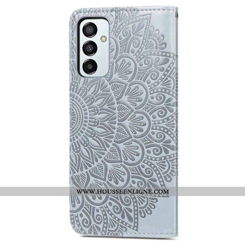 Housse Samsung Galaxy M13 Feuilles Tribales