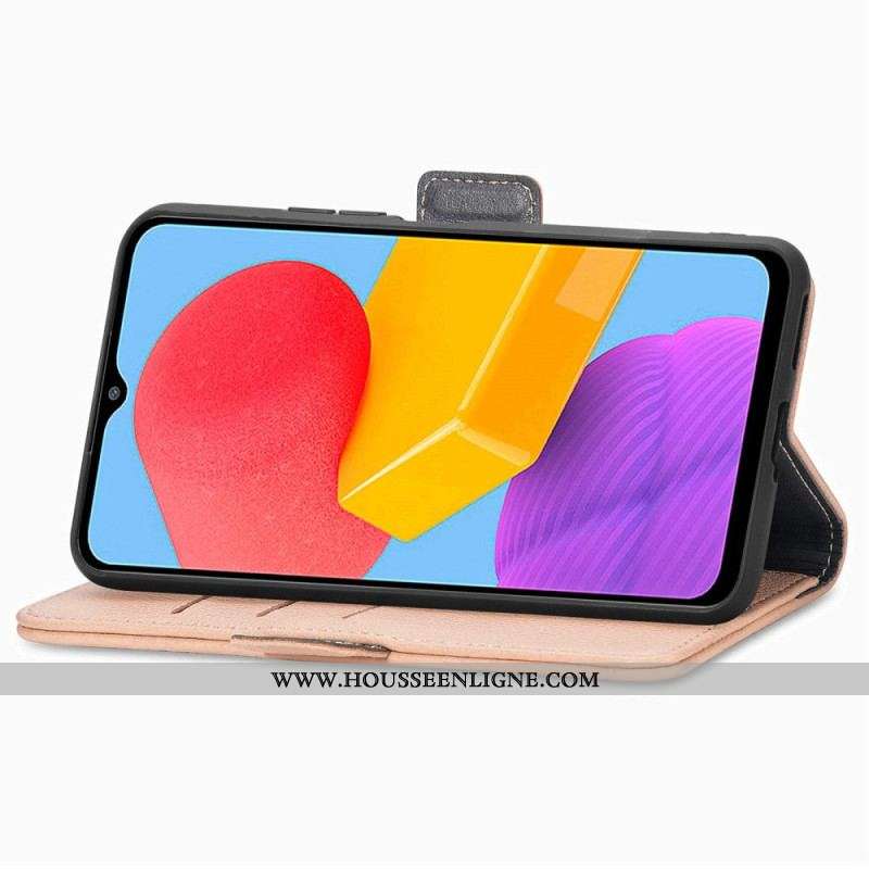 Housse Samsung Galaxy M13 Fleurs 3D