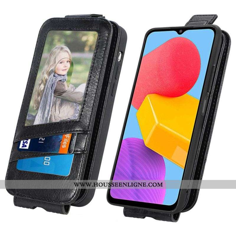 Housse Samsung Galaxy M13 Rabat Vertical Porte-Monnaie