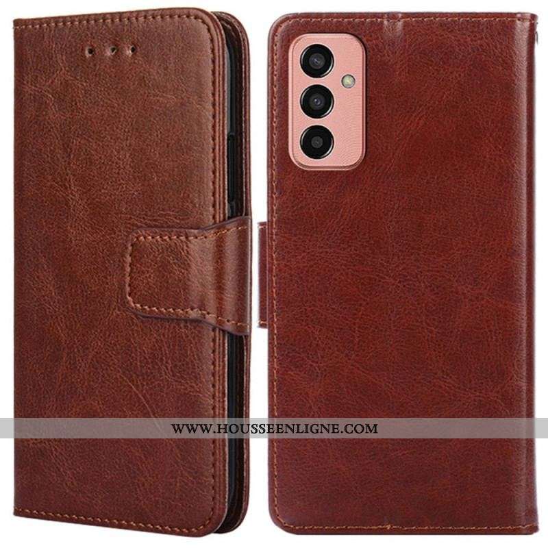 Housse Samsung Galaxy M13 Simili Cuir Rétro