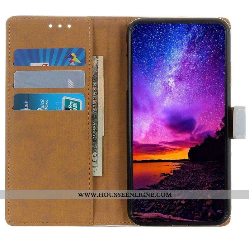 Housse Samsung Galaxy M13 Simili Cuir Simple