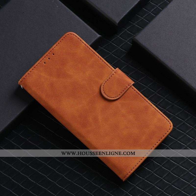 Housse Samsung Galaxy M13 Simili Cuir Uni à Lanière