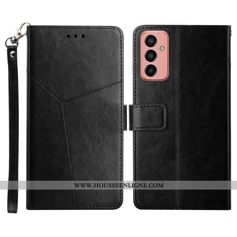 Housse Samsung Galaxy M13 Style Cuir Y Design