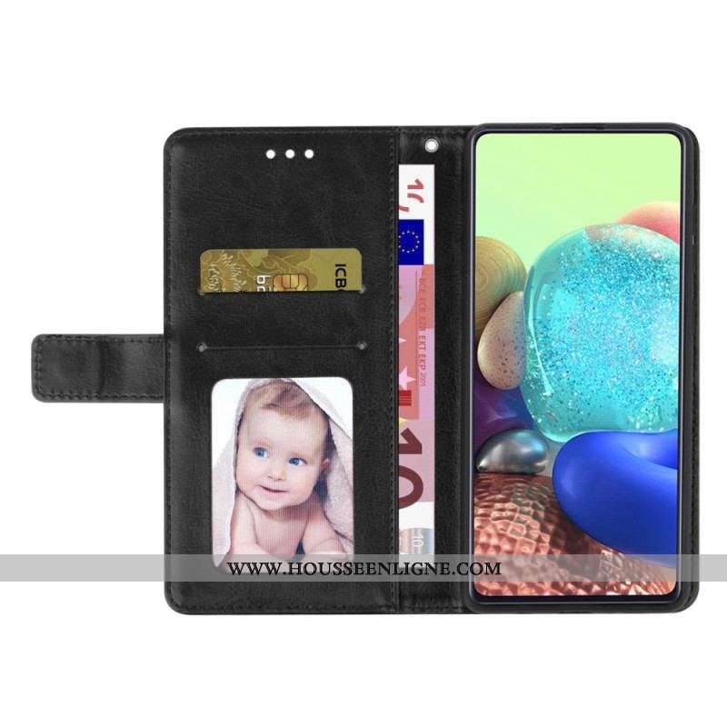 Housse Samsung Galaxy M13 Style Cuir Y Design