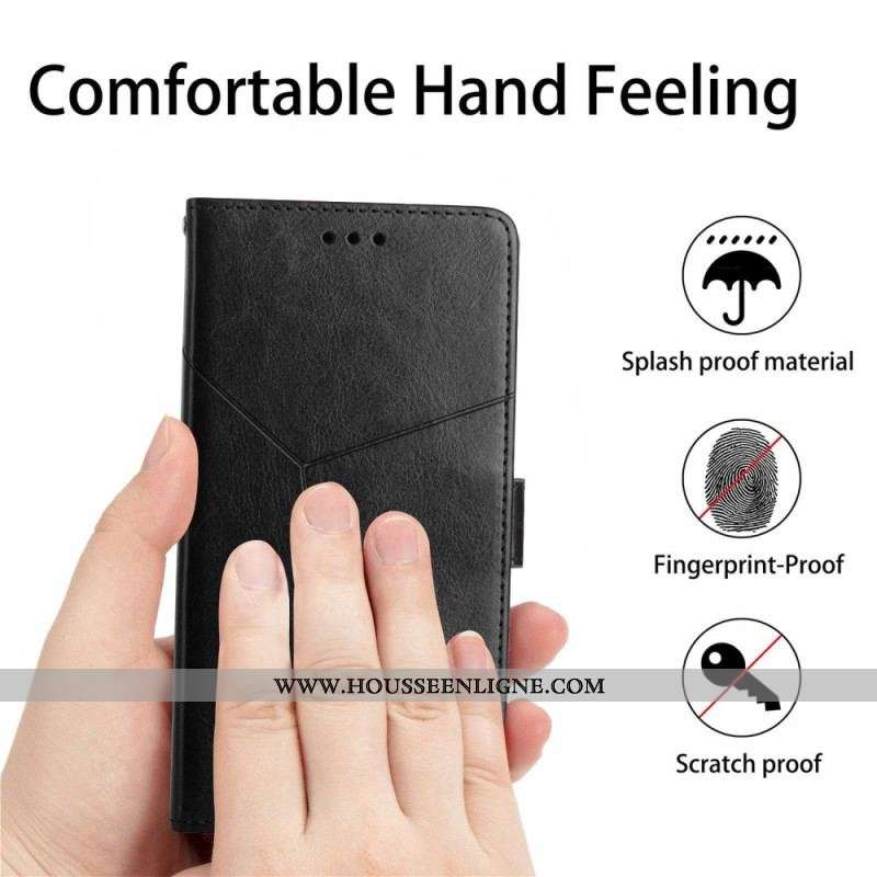 Housse Samsung Galaxy M13 Style Cuir Y Design