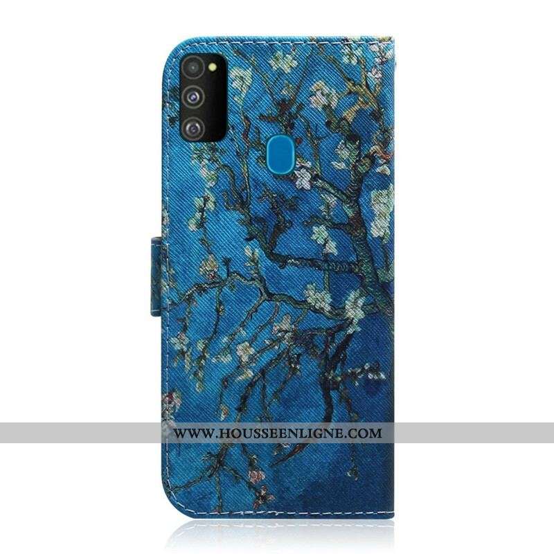 Housse Samsung Galaxy M21 Branche d'Arbre Fleuri