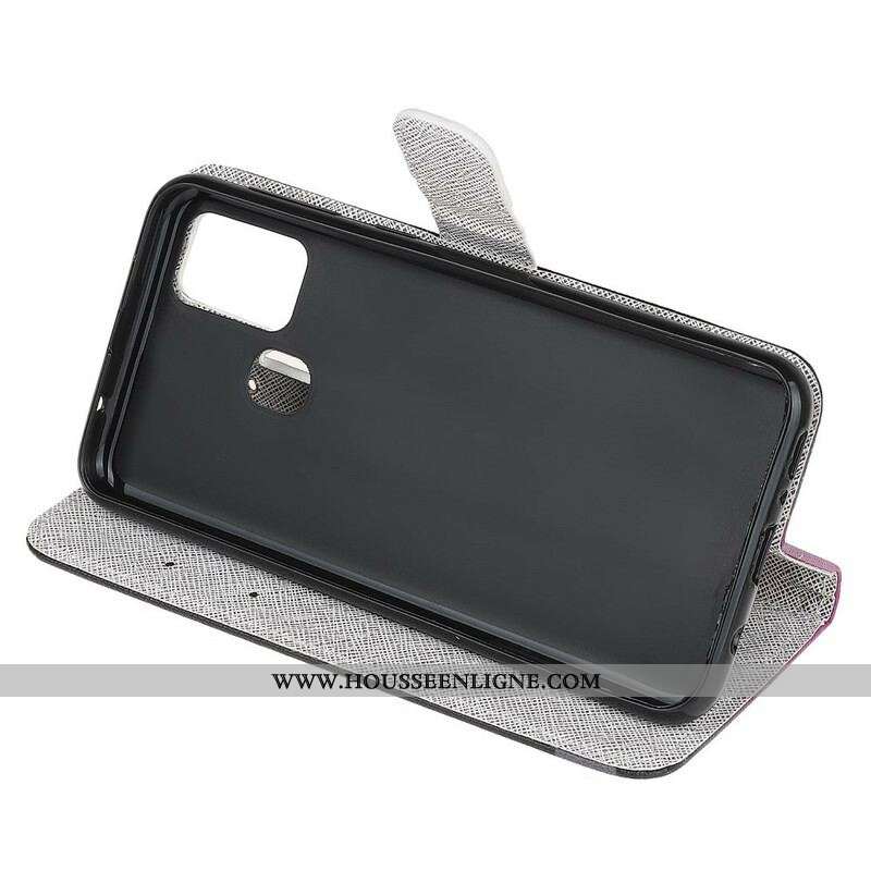 Housse Samsung Galaxy M21 Libellules à Lanière