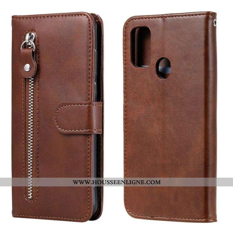 Housse Samsung Galaxy M21 Vintage Porte-Monnaie