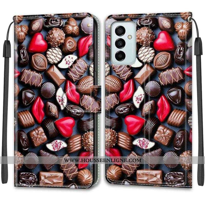 Housse Samsung Galaxy M23 5G Chocolats