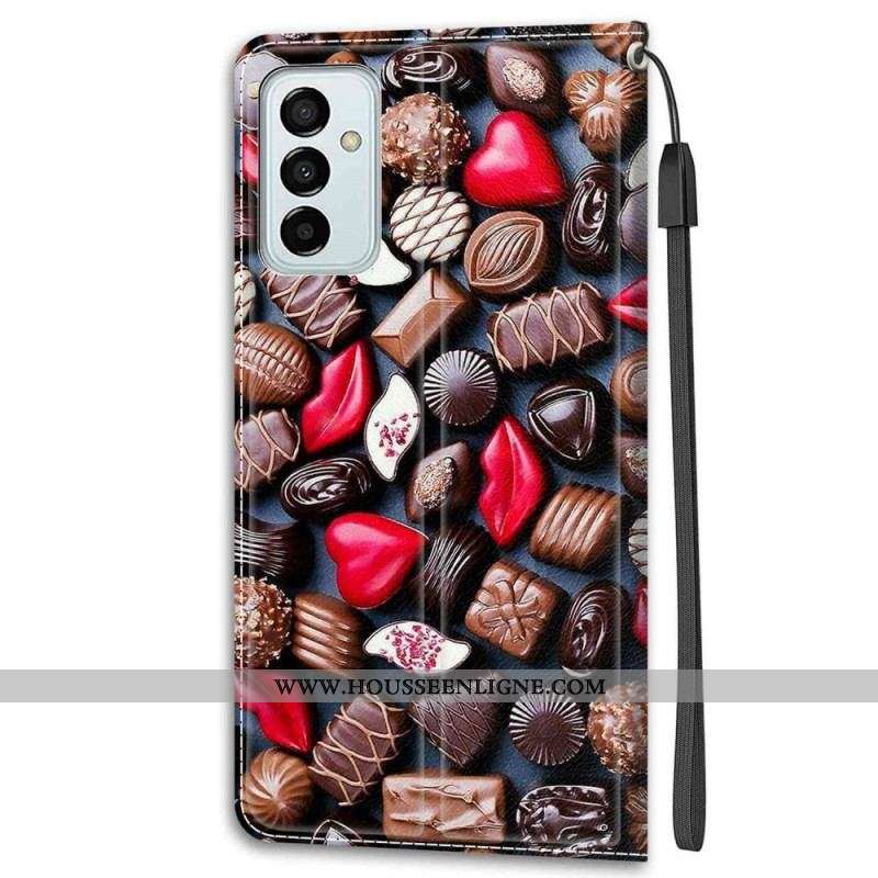 Housse Samsung Galaxy M23 5G Chocolats