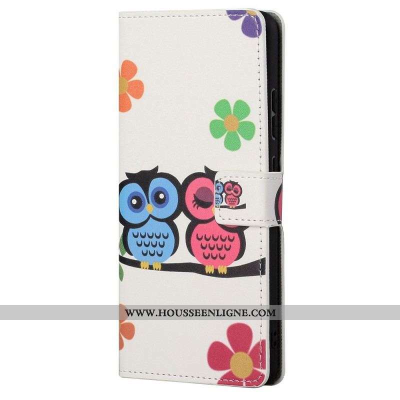 Housse Samsung Galaxy M23 5G Couple de Hiboux