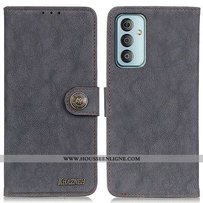 Housse Samsung Galaxy M23 5G Cuir Fendu KHAZNEH