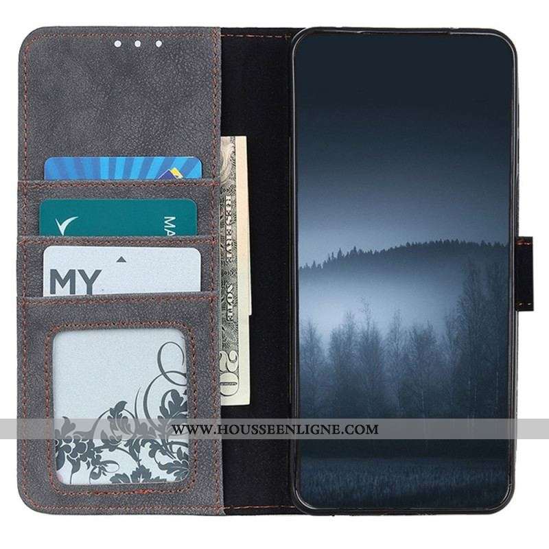 Housse Samsung Galaxy M23 5G Cuir Fendu KHAZNEH