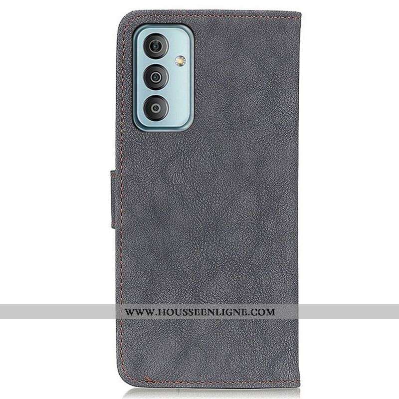 Housse Samsung Galaxy M23 5G Cuir Fendu KHAZNEH